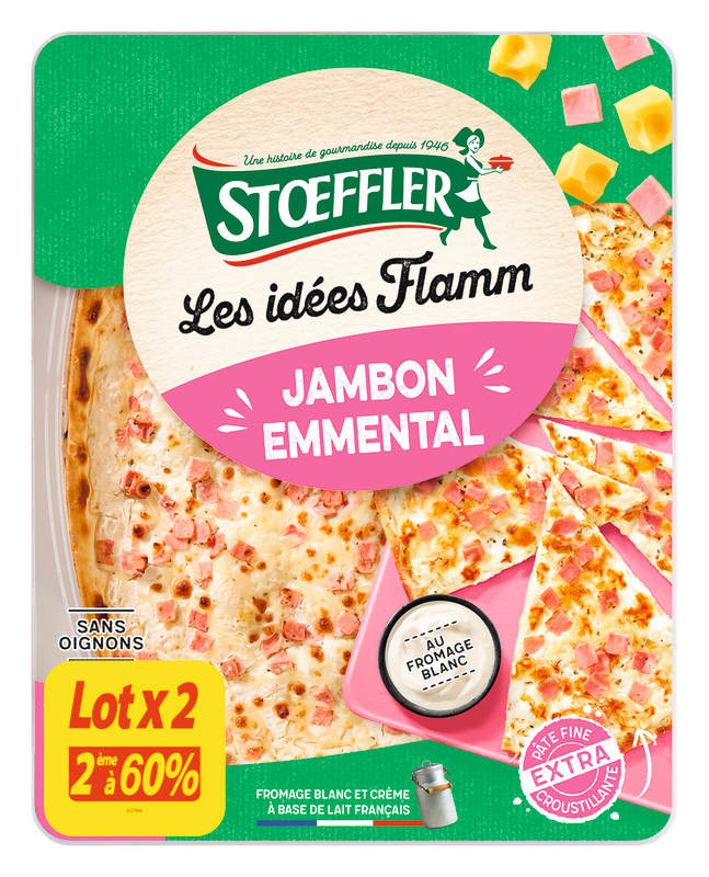LES IDEES FLAMM'JAMBON EMMENTAL STOEFFLER