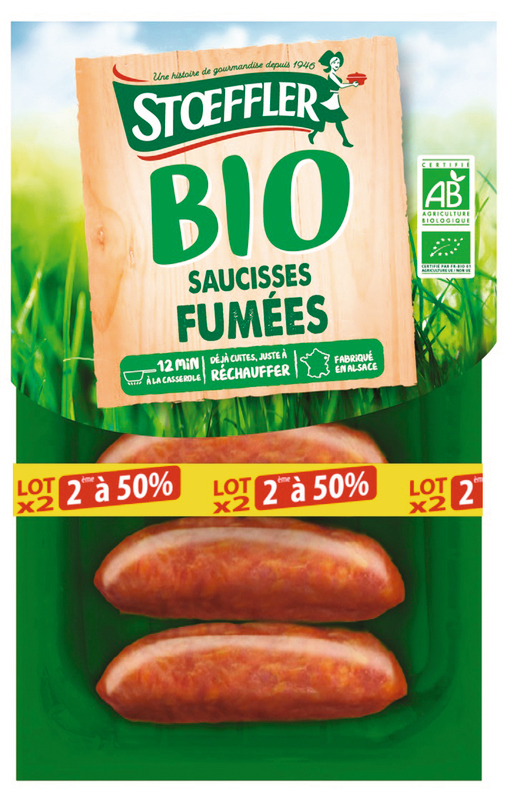 SAUCISSES FUMÉES BIO stoeffler