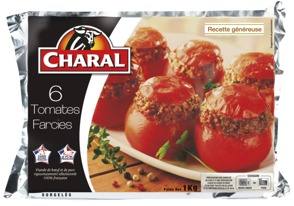 Tomates farcies surgelées