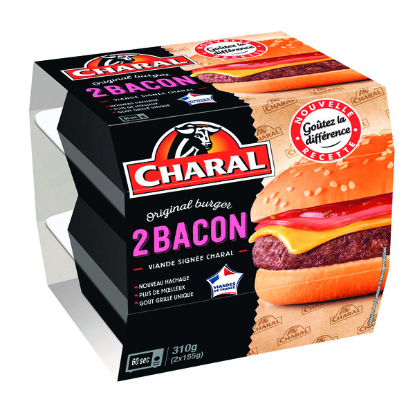  2+1 OFFERT SUR LES BURGERS ET PANINI DE LA MARQUE CHARAL code EAN 3181232138321 
