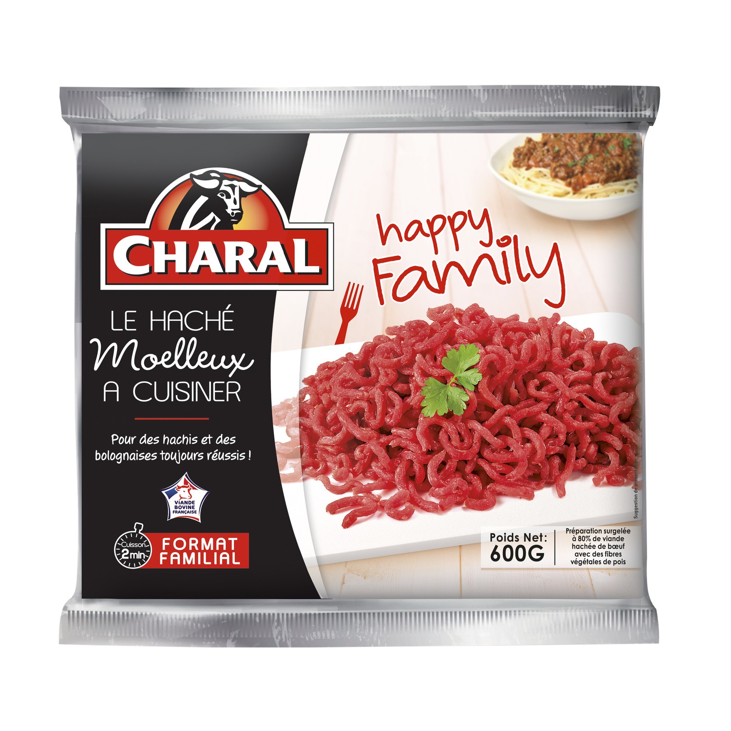 Viande hachée 15% MG CHARAL