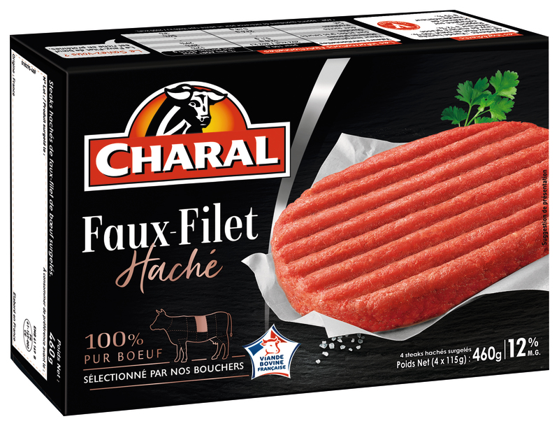 FAUX FILET HACHE X4 CHARAL 3181232520041 CHARAL FAUX FILET HACHE X4 CHARAL 3181232520041 CHARAL
