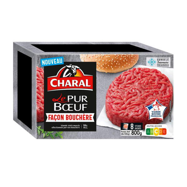  Le Pur Boeuf Facon Bouchère Surgelé Charal code EAN 3181232534543 