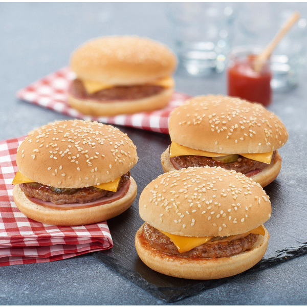 3 cheeseburgers et 3 bacon burgers CHARAL 3181238932589 