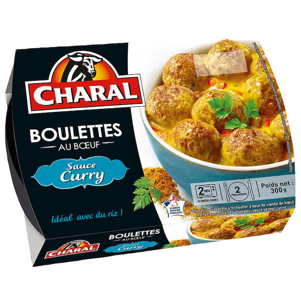 Boulettes de boeuf au curry CHARAL 3181238965976 (3181238965976)