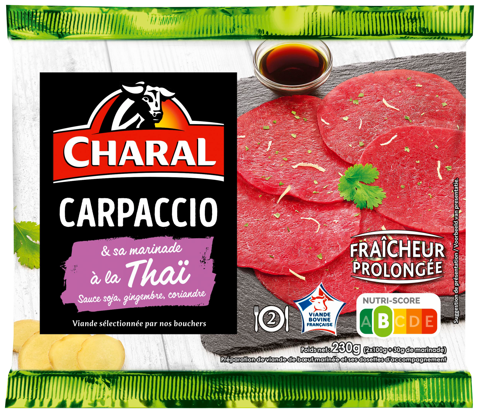CHARAL Carpaccio à la Thaï code EAN 3181238976446 