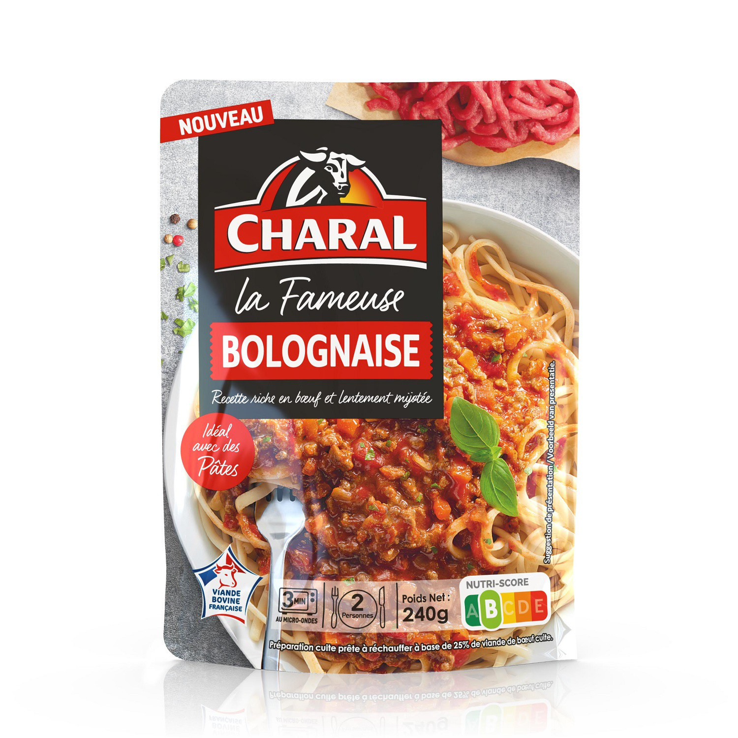 CHARAL Sauce fameuse bolognaise CHARAL code EAN 3181238985547 