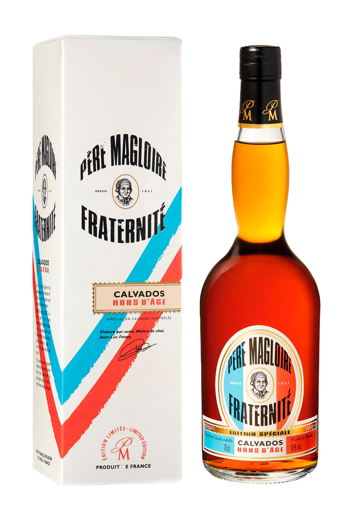 PÈRE MAGLOIRE CALVADOS HORS D'ÂGE AVEC ÉTUI code EAN 3181250000594 