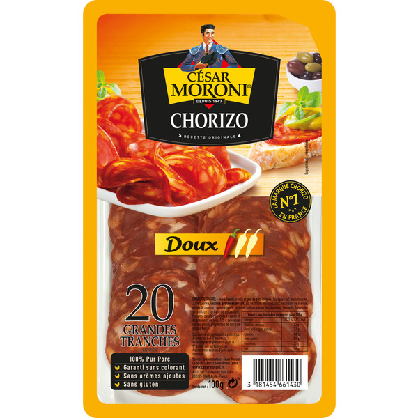 Chorizo tranché