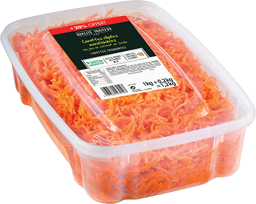 CAROTTES RÂPÉES maraîchèrES