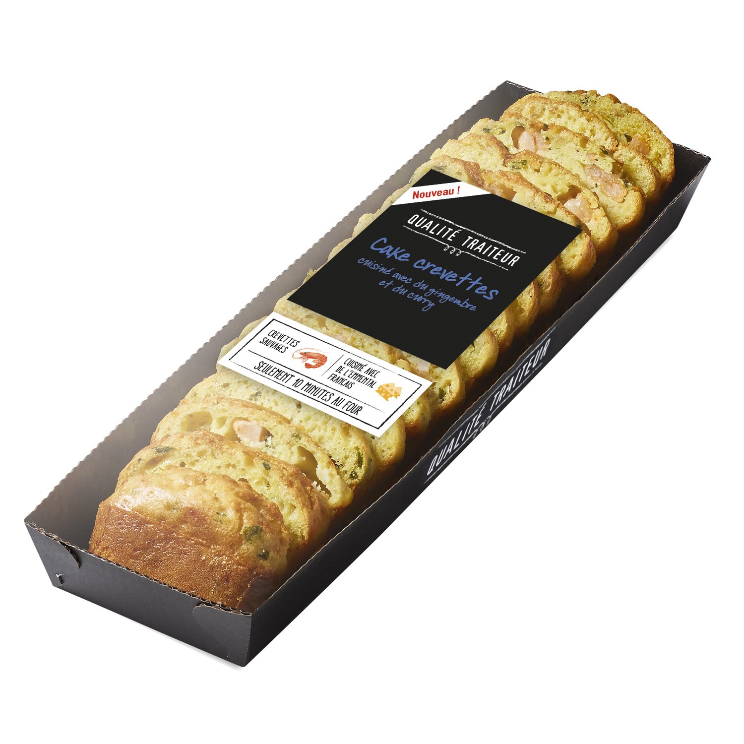 Cake crevette cuisiné QUALITE TRAITEUR