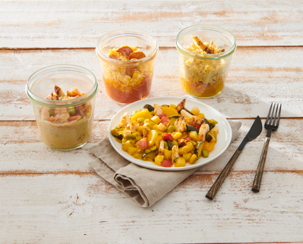  Tajine Au Poulet Et Abricot, Semoule Et Petits Legumes code EAN 3181580283025 