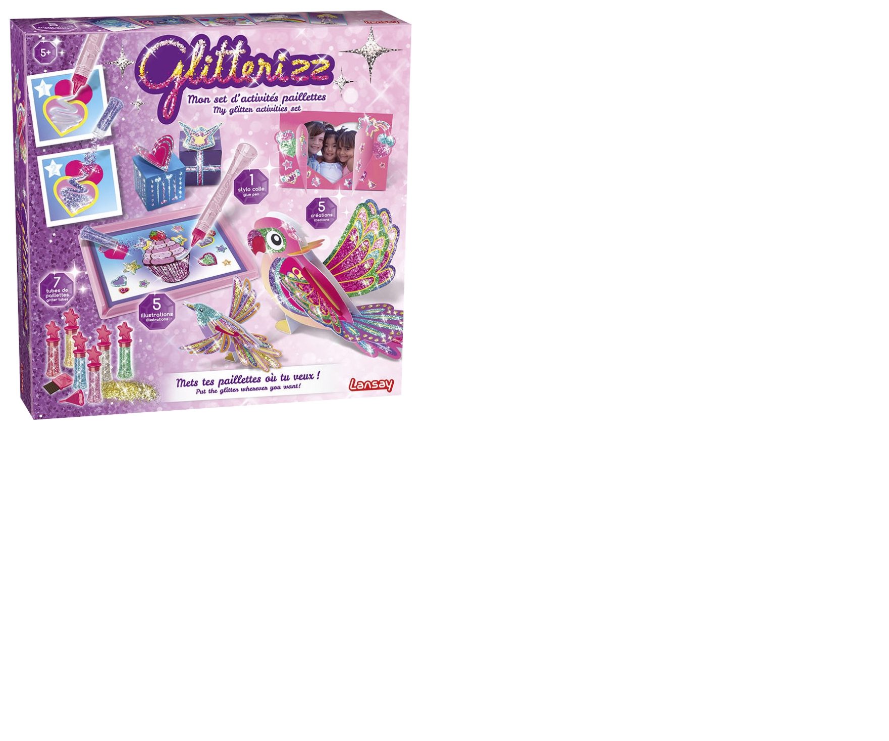 Glitterizz set d'activités paillettes Lansay