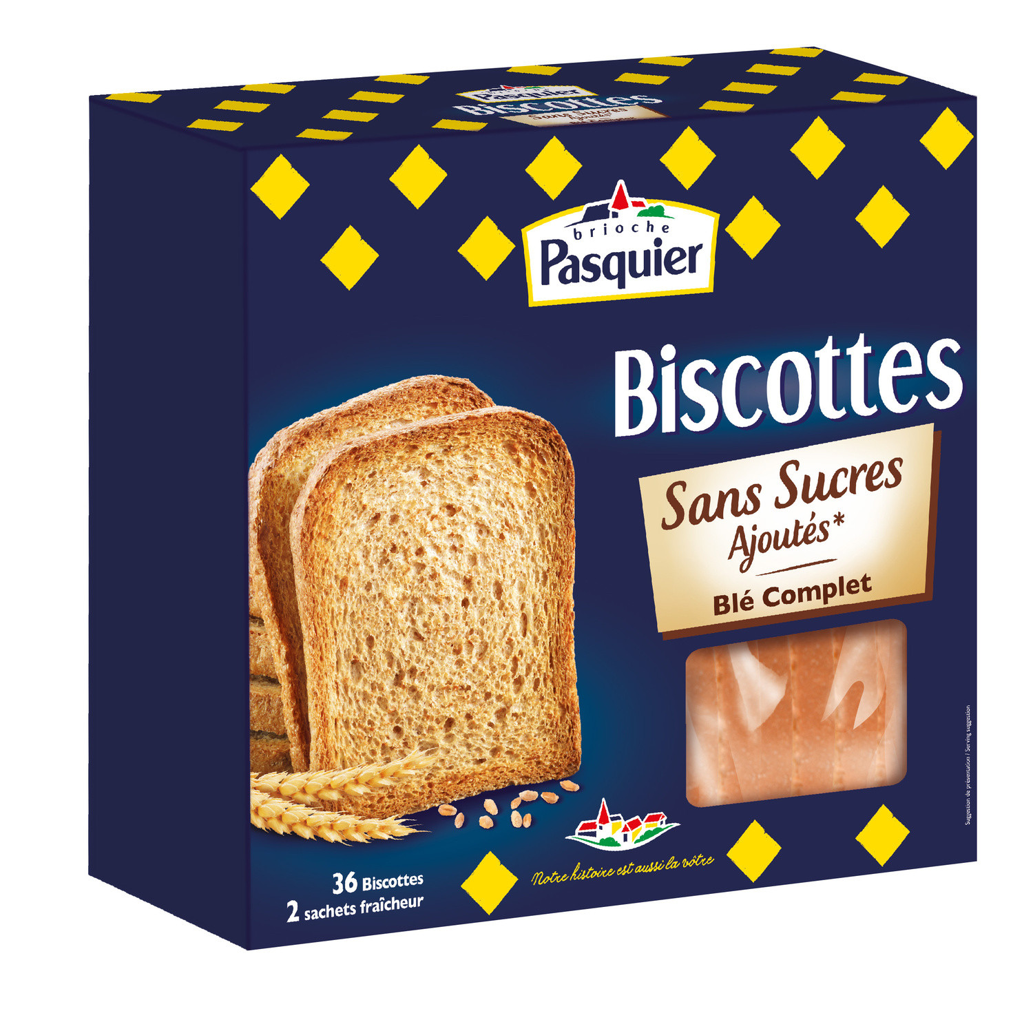 Biscottes blé complet BRIOCHE PASQUIER 3182180001996 BRIOCHE PASQUIER Biscottes blé complet BRIOCHE PASQUIER 3182180001996 BRIOCHE PASQUIER