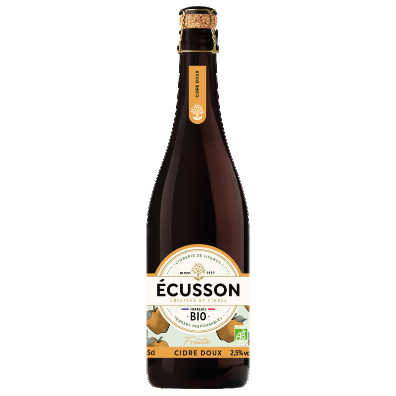 CIDRE BIO DOUX FRUITÉ Ecusson