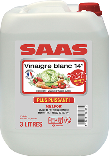 SAAS VINAIGRE BLANC 14° code EAN 3182384003055 