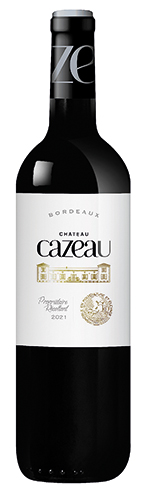  BORDEAUX AOP 2021 “CHÂTEAU CAZEAU” code EAN 3182520225662 