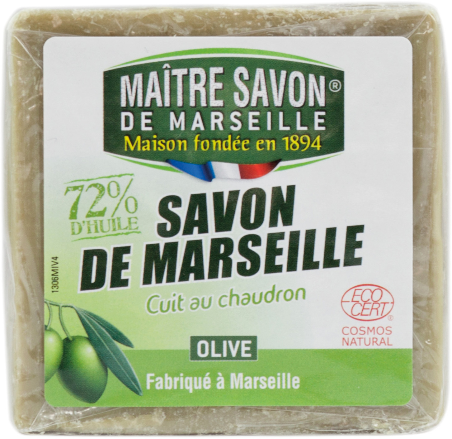  SAVON DE MARSEILLE A L'HUILE D'OLIVE MAITRE SAVON DE MARSEILLE code EAN 3182611233118 
