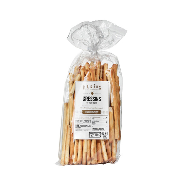GRESSINS À L'HUILE D'OLIVE 
