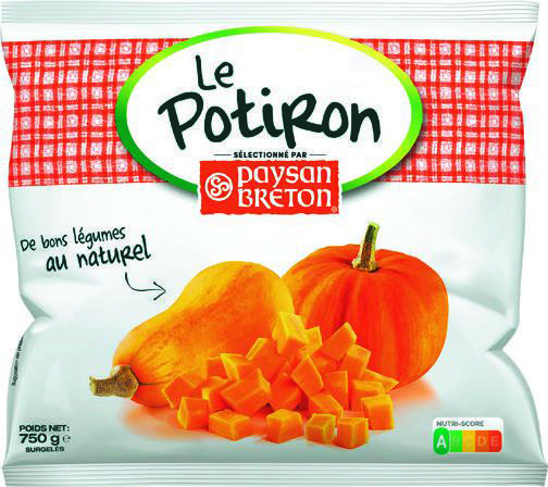  LE POTIRON SURGELÉ “PAYSAN BRETON” code EAN 3184034267305 