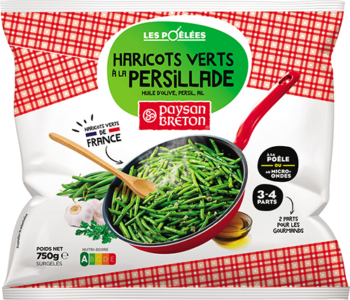 HARICOTS VERTS À LA PERSILLADE SURGELÉS