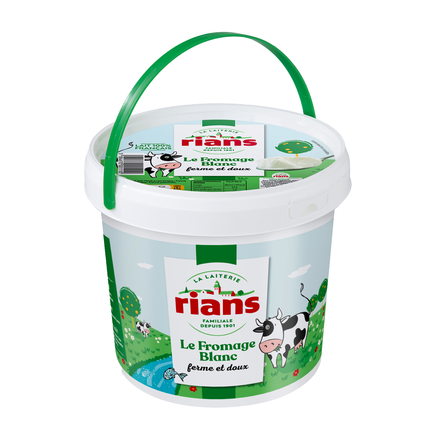 LE FROMAGE BLANC FERME ET DOUX