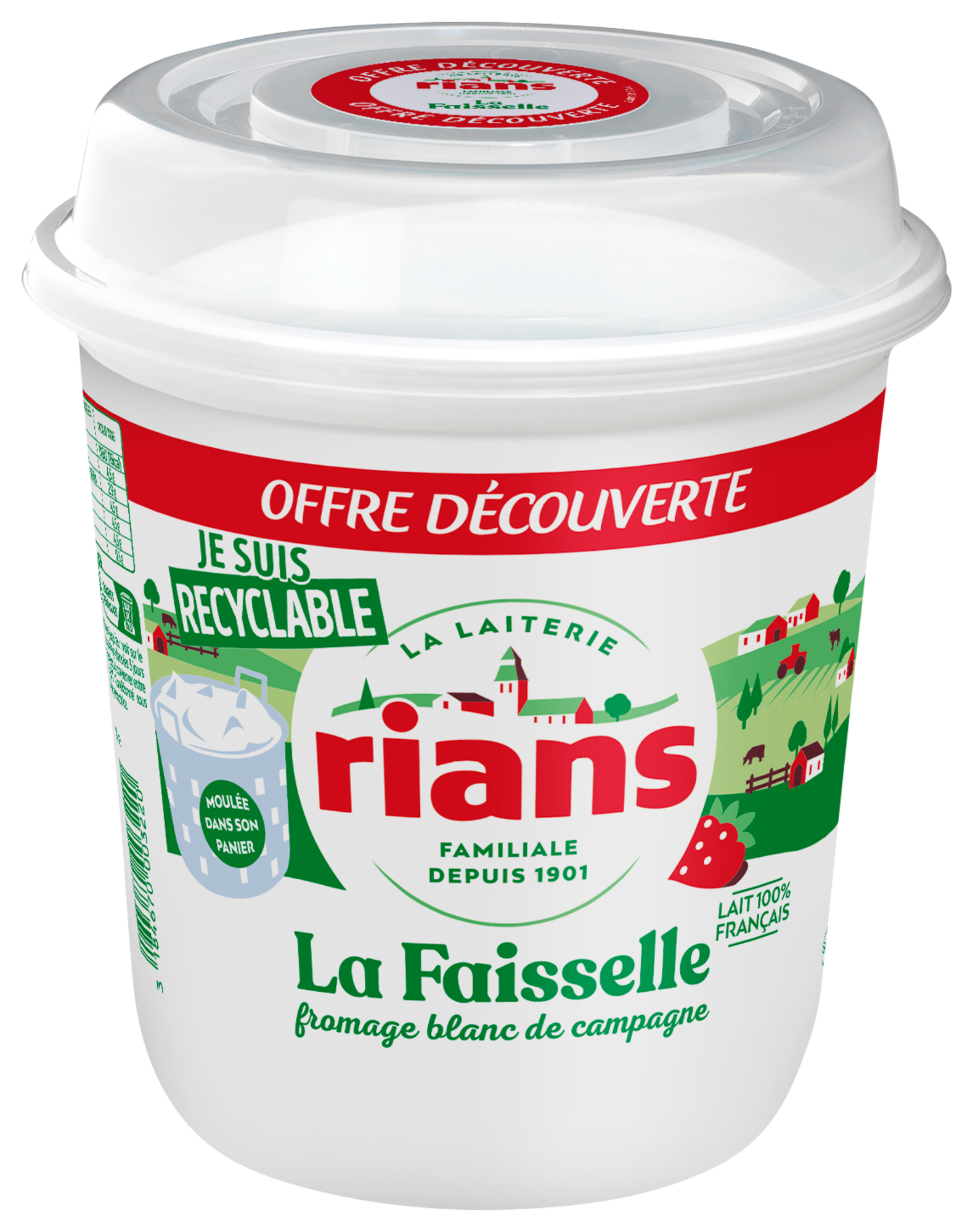 RIANS La faisselle offre découverte code EAN 3184670003220 