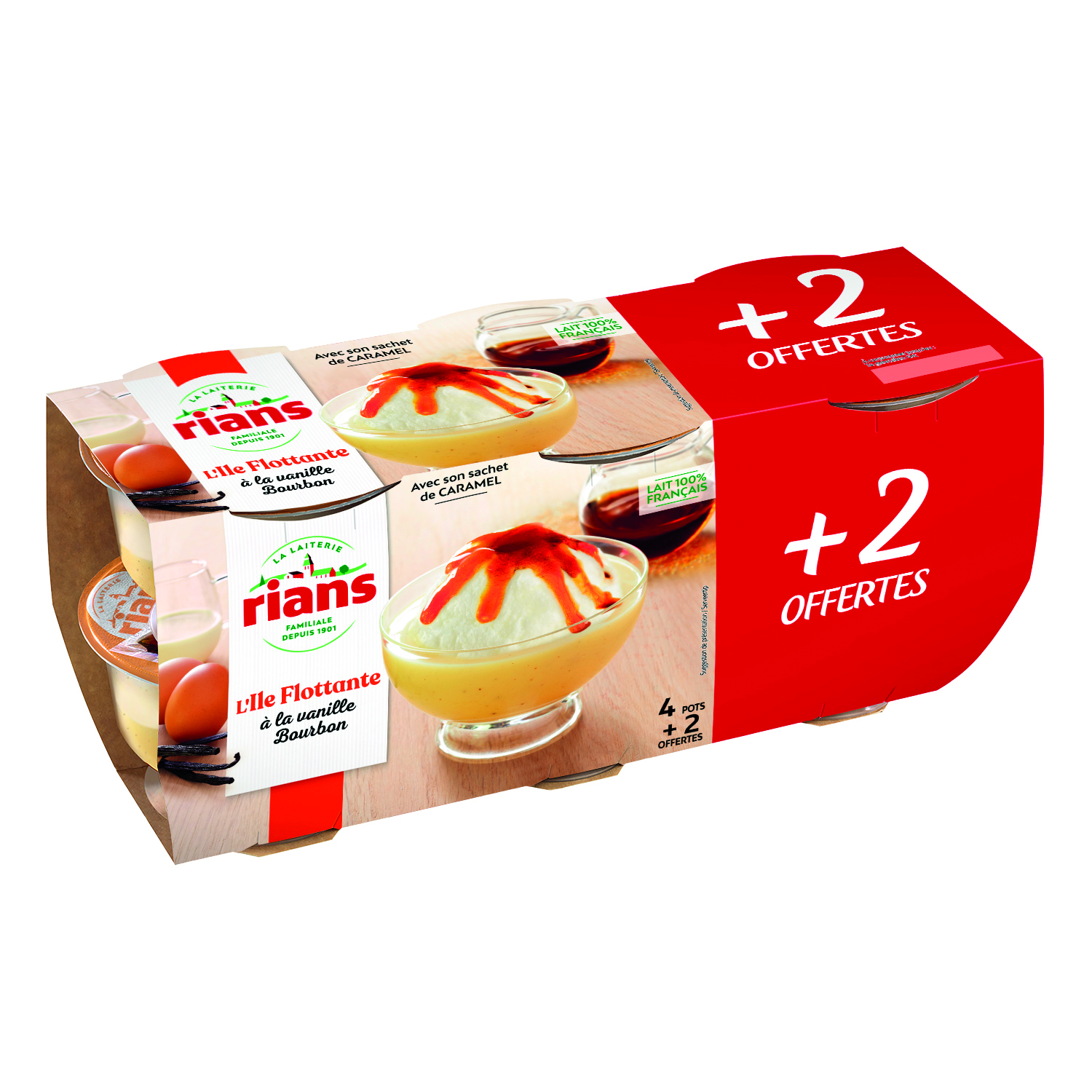 L'ILE FLOTTANTE À LA VANILLE BOURBON