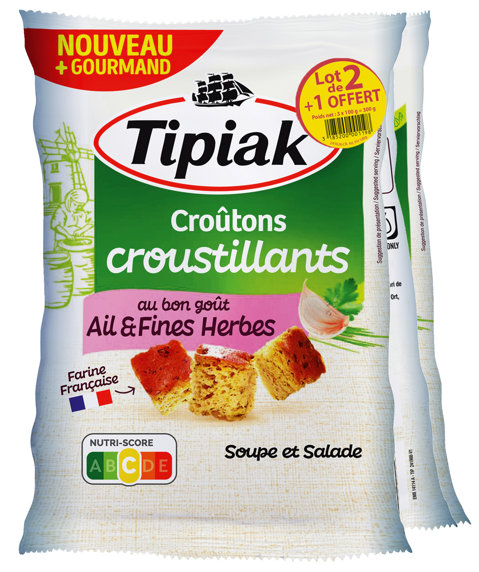 CROÛTONS POUR SALADE