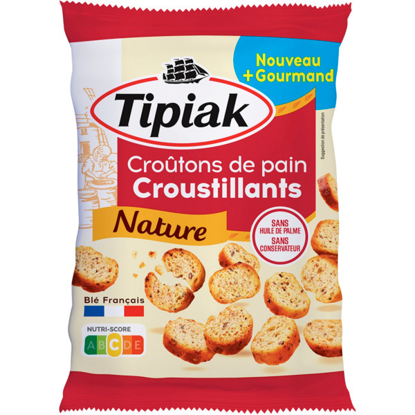  Croûtons Nature Tipiak code EAN 3185200001327 