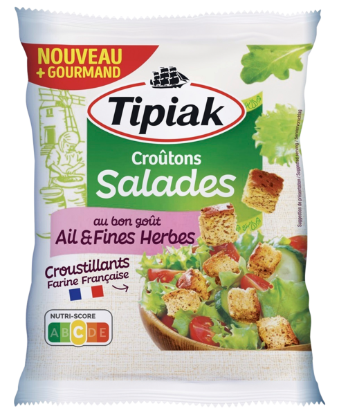  Croûtons Salade Ail Et Fines Herbes Tipiak code EAN 3185201170329 