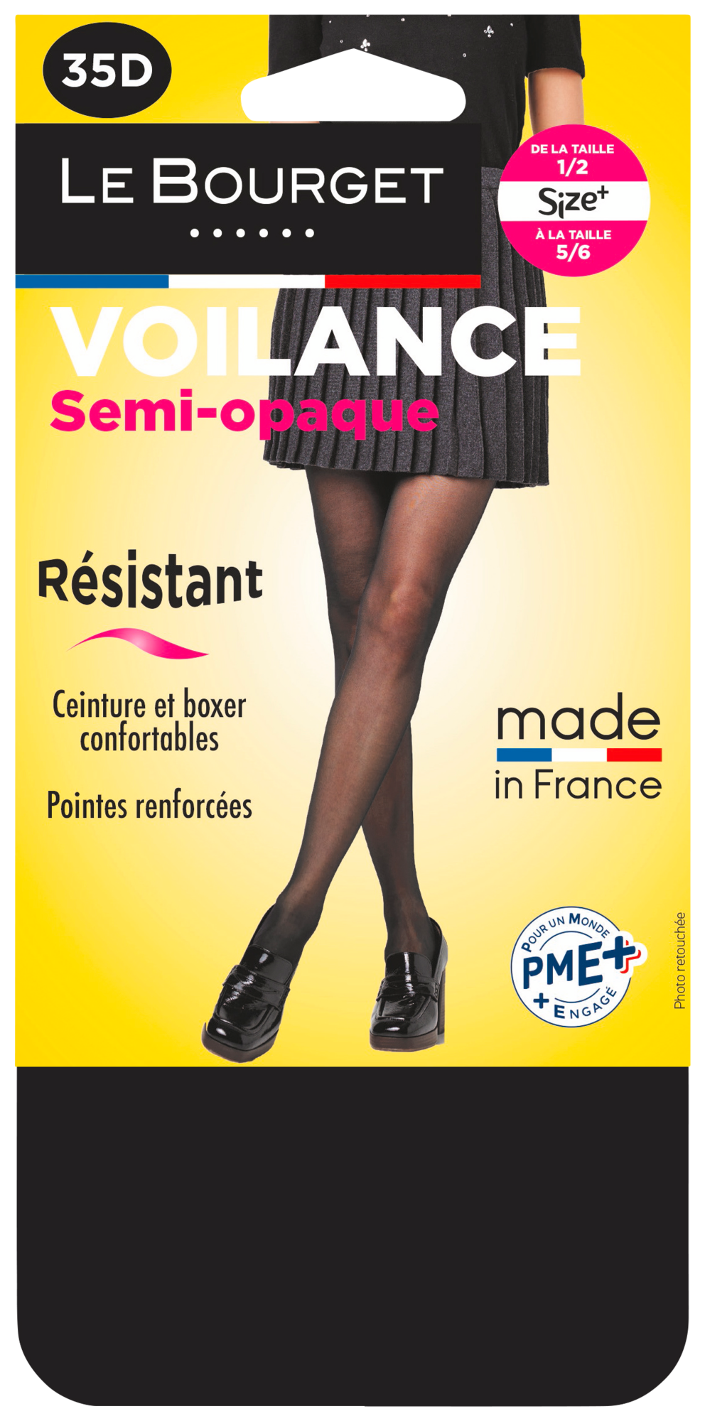 LE BOURGET COLLANT VOILANCE SEMI-OPAQUE SATINE  code EAN 3185291705401 