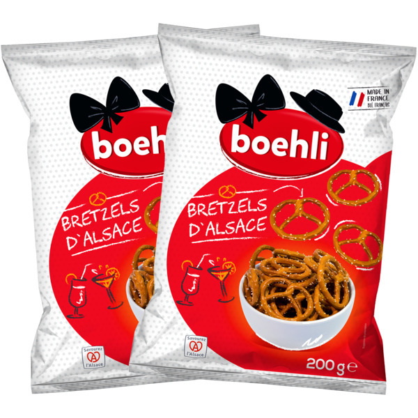BOEHLI SACHETS DE BRETZELS 
 code EAN 3185610021403 