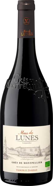 MAS DE LUNES BIO AOP LANGUEDOC-GRÉS DE MONTPELLIER ROUGE
MAS DE LUNES BIO code EAN 3186127774776 