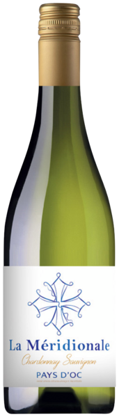 LA MÉRIDIONALE IGP PAYS D'OC CHARDONNAY SAUVIGNON BLANC
 code EAN 3186128059018 