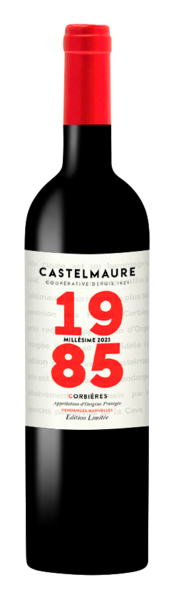 1985 EDITION LIMITÉE CASTELMAURE AOP CORBIÈRES ROUGE
 code EAN 3186128150098 