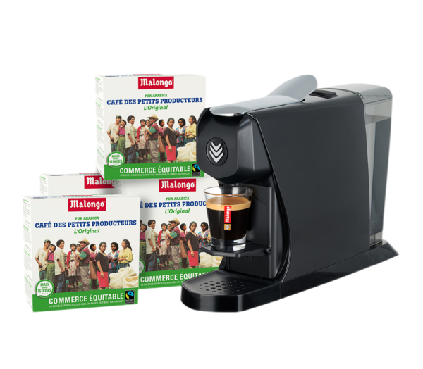 Machine à expresso noire mat