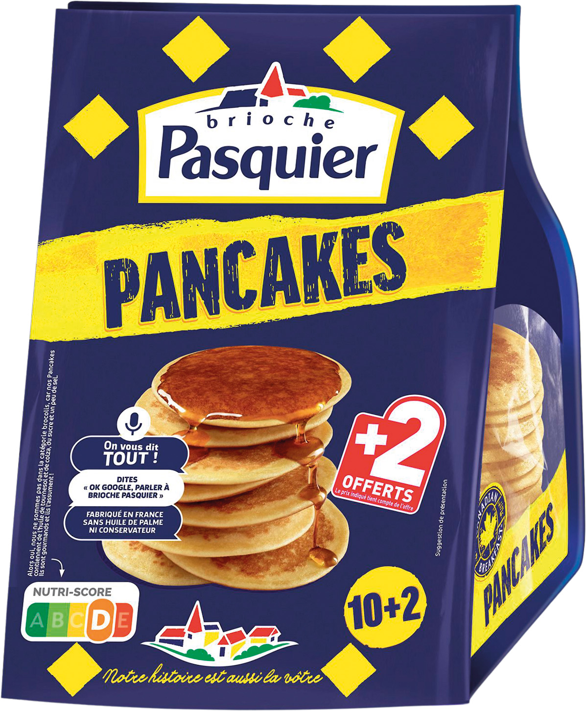  PANCAKES NATURE BIOCHE PASQUIER code EAN 3187670002361 