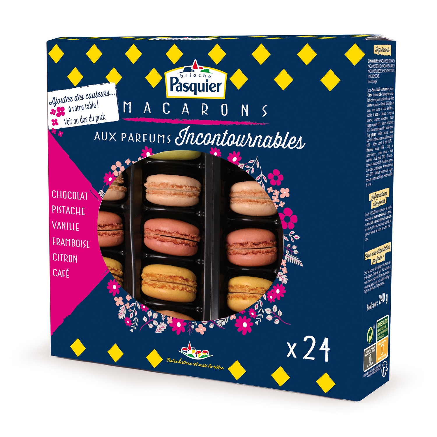 PASQUIER Macarons  PASQUIER code EAN 3187670003313 