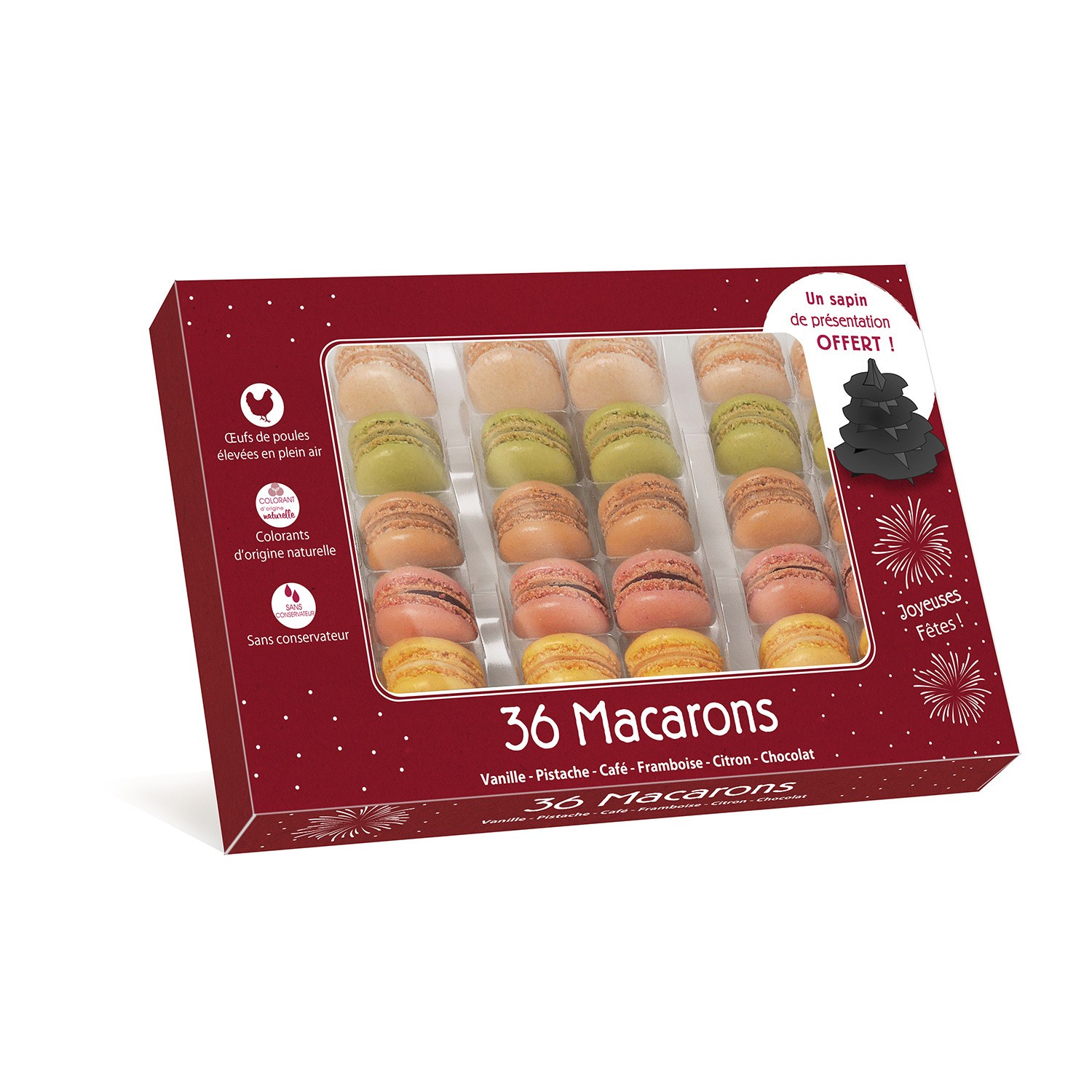 Macarons sapin 