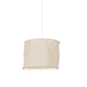 Suspension Linen E27 Ø38 x H.28 cm moka Corep 3188000766243 