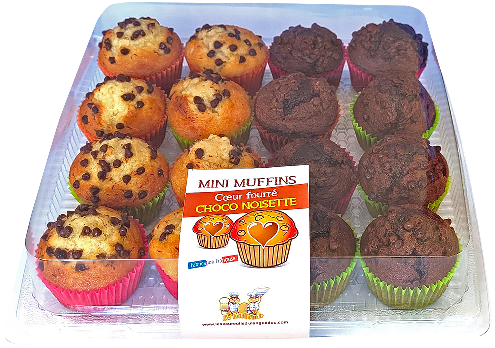 16 MINI MUFFINS
COEUR FOURRÉ
