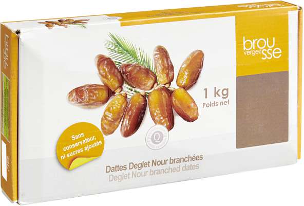 Dattes Deglet Nour branchées Brousse Vergez
