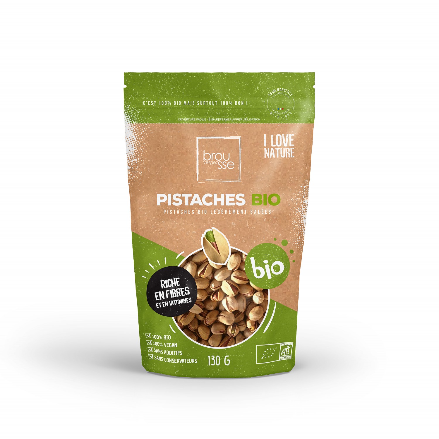 fruits secs pistaches coques grillées salées Bi...