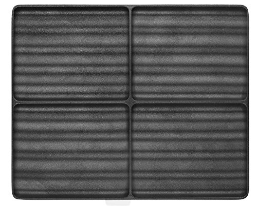 Jeu de plaques pour 4 croque-monsieur antiadhésif