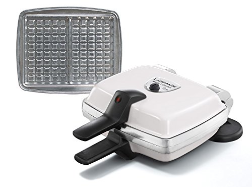 039161 gaufrier super 2 gaufres bakélite blanc