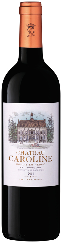 Château Caroline AOP MOULIS-EN-MÉDOC CRU BOURGEOIS ROUGE 2016 Château Caroline code EAN 3198129238859 