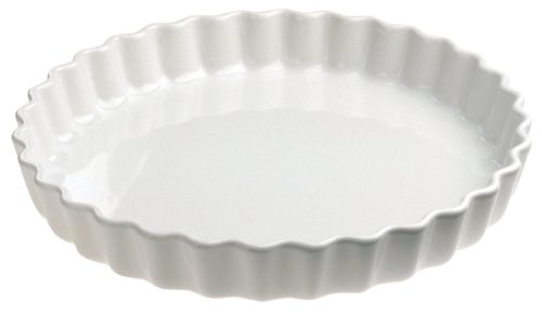 Revol 641011 Tourtière Rond Porcelaine Blanc 4 cm