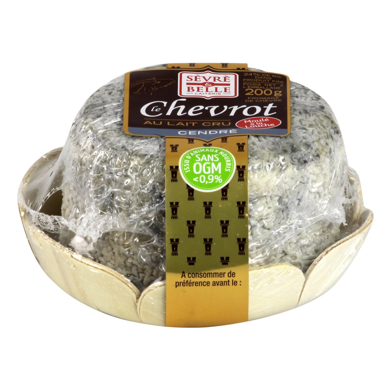 Fromage chèvre cendré IGP SEVRE & BELLE LAITERIE