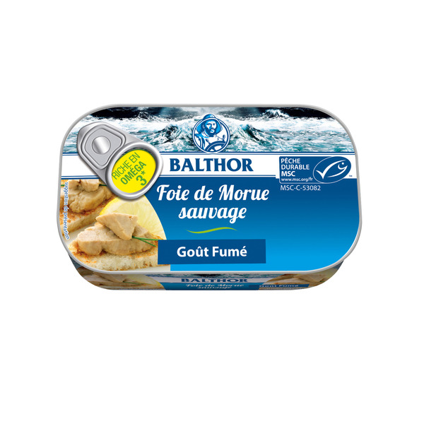 Foie de morue sauvage MSC